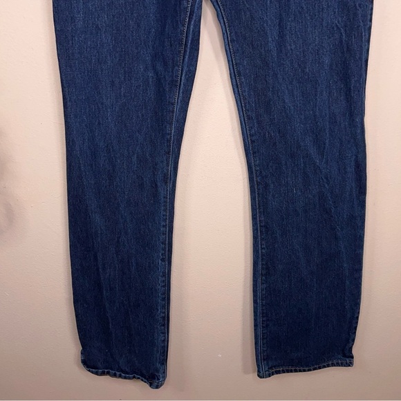 34x37 Levis 517 Dark Blue Denim Jeans Cotton Boot Cut Style - Picture 11 of 14